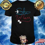 Space handwriting shirt