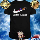 Spider Man listen music Nike just do it later shirt