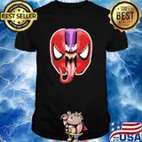 Spiderman and Venom Face Shirt