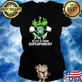 Starbucks coffee whats your superpower s Ladies tee