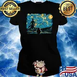 Starry Desert Vangoh Shirt Ladies tee