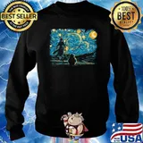 Starry Desert Vangoh Shirt Sweater