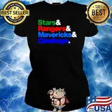 Stars rangers Mavericks Cowboys s Ladies tee