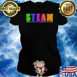 Steam science technology engineering art math s Ladies tee