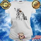 Stormtrooper armor and leia star wars s Ladies tee