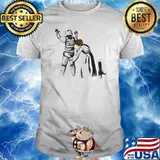 Stormtrooper armor and leia star wars shirt