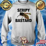 Stripy Bastard Bee Shirt Sweater