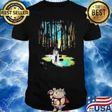 Sunset on dagobah art forest shirt