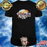 SUPERHEROES LUNCH ATOP A SKYSCRAPER superman iron batman wolf hulk shirt