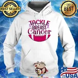 Tackle breast cancer pink ribbon s Hoodie