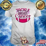 Tackle breast cancer pink ribbon shirt
