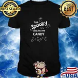 Talk Spooky to me Feed me Candy Halloween ghost T-Shirt