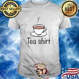 Tea Shirt Versus Play on Words Dark on Light T-Shirt