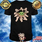 The baby yoda star wars shirt
