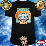 The chains on my mood swing just snapped run cat blood moon shirt