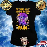 The chains on my mood swing just snapped run cat purple moon s Ladies tee