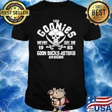 The goonies never say die goon docks astoria oregon skull shirt
