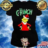 The grinch pijama santa clause christmas s Ladies tee