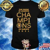 The pride Champions Chelsea Football Club of Europe 2021 shirt