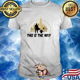 This is the way mandalorian and yoda disney shirt