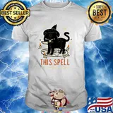 This Spell Needs Some Blood Black Cat T-Shirt