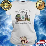THIS WITCH NEEDS COFFEE BEFORE HOCUS POCUS STARBUCKS SHIRT Ladies tee