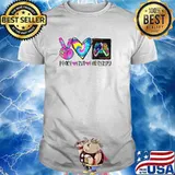 Tie Dye Peace Love Radiology Radiologist Thanksgiving T-Shirt