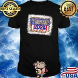 Trump 2024 American Flag Lepoar Shirt