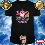 Two Two Two 2 Birthday Shark 2019 Birthday 2 Year Old T-Shirt