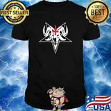 Unholy Goat Cross Evil Devil Halloween Gift Shirt