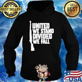 UNITED WE STAND DIVIDED WE FALL GUN SHirt Hoodie