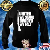 UNITED WE STAND DIVIDED WE FALL GUN SHirt Sweater
