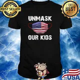 Unmask Our Kids American flag T-Shirt