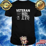 Veteran USA Flag Soldier Military Army T-Shirt