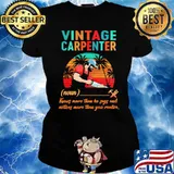 Vintage Carpenter definiton knows more than he says and notices more than you realize s Ladies tee