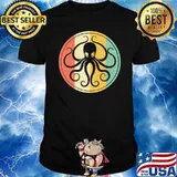 Vintage Sea Monster Octopus Kraken Cthulhu Shirt