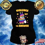 Violence The Answer Shirt Ladies tee