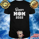 Volleyball Senior Mom 2022 Back To School 2021 T-Shirt