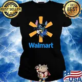 Walmart batman stitch s Ladies tee