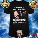 Warning post malone girl with thick thighs and thin patience shirt