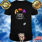Winnie I Smell a Child Hocus Pocus Pregnancy Halloween Shirt