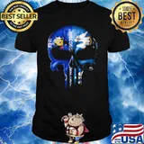 Wisconsin Louisiana Skull Shirt