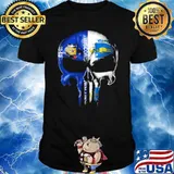 Wisconsin Massachusetts Skull Shirt