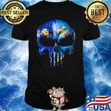 Wisconsin Oklahoma Skull Shirt