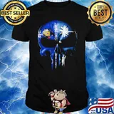 Wisconsin South Carolina Skull Shirt