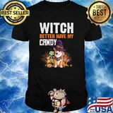 Witch Better Have My Candy Corgi Halloween Costume T-Shirt