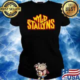 Wyld Stallyns Red yellow Shirt Ladies tee