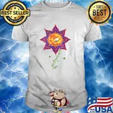 Yoga Bees Are Beautiful Yoga Den Sunflower T-Shirt