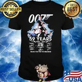 007 59 Years 1962 2021 Thank You For The Memories Shirt