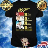 007 Bond Thank You For The Memories Shirt